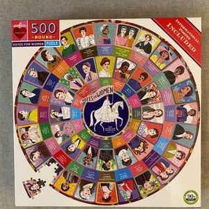 2 Puzzles! Eeboo & Mudpuppy Girl Power Women's Empowerment 500 Piece Puzzles